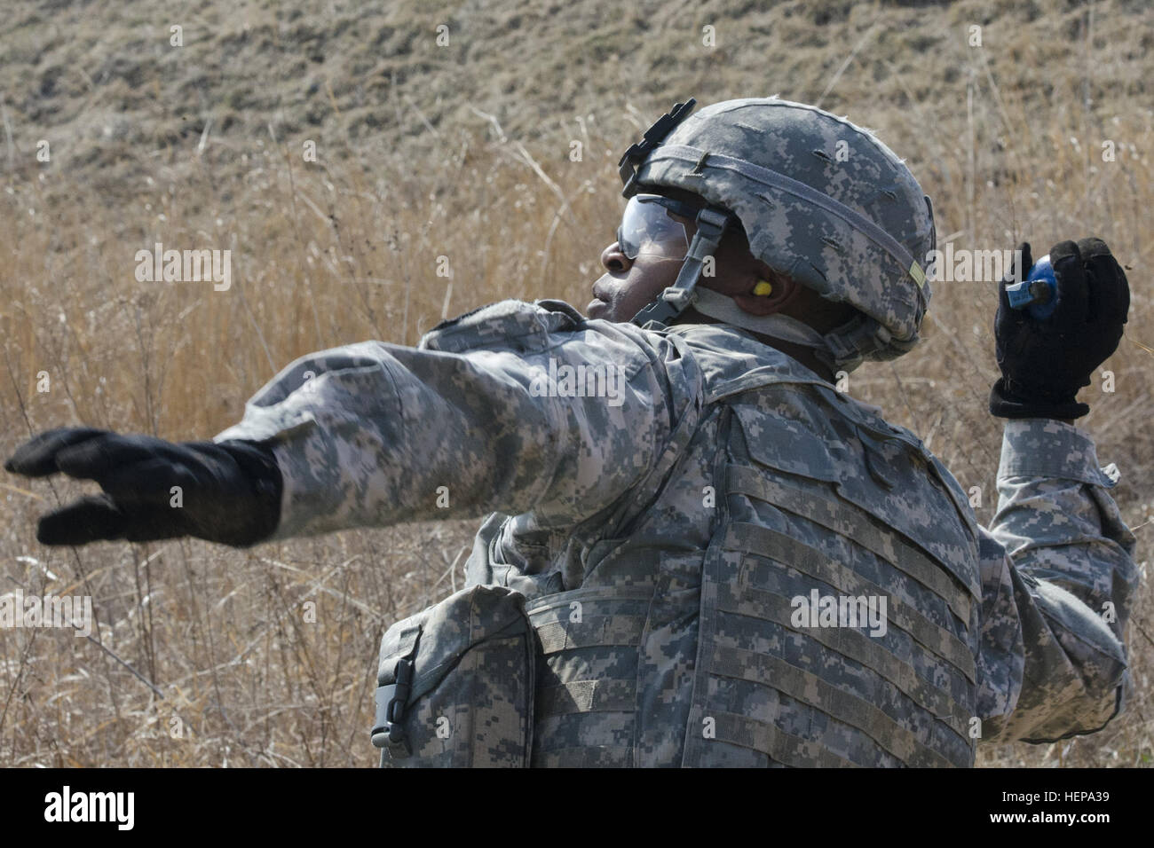1st Lt. Addison Clincy, a field artillery officer with Headquarters and