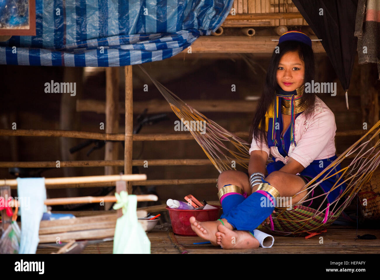 Long neck hill tribe hi-res stock photography and images - Alamy