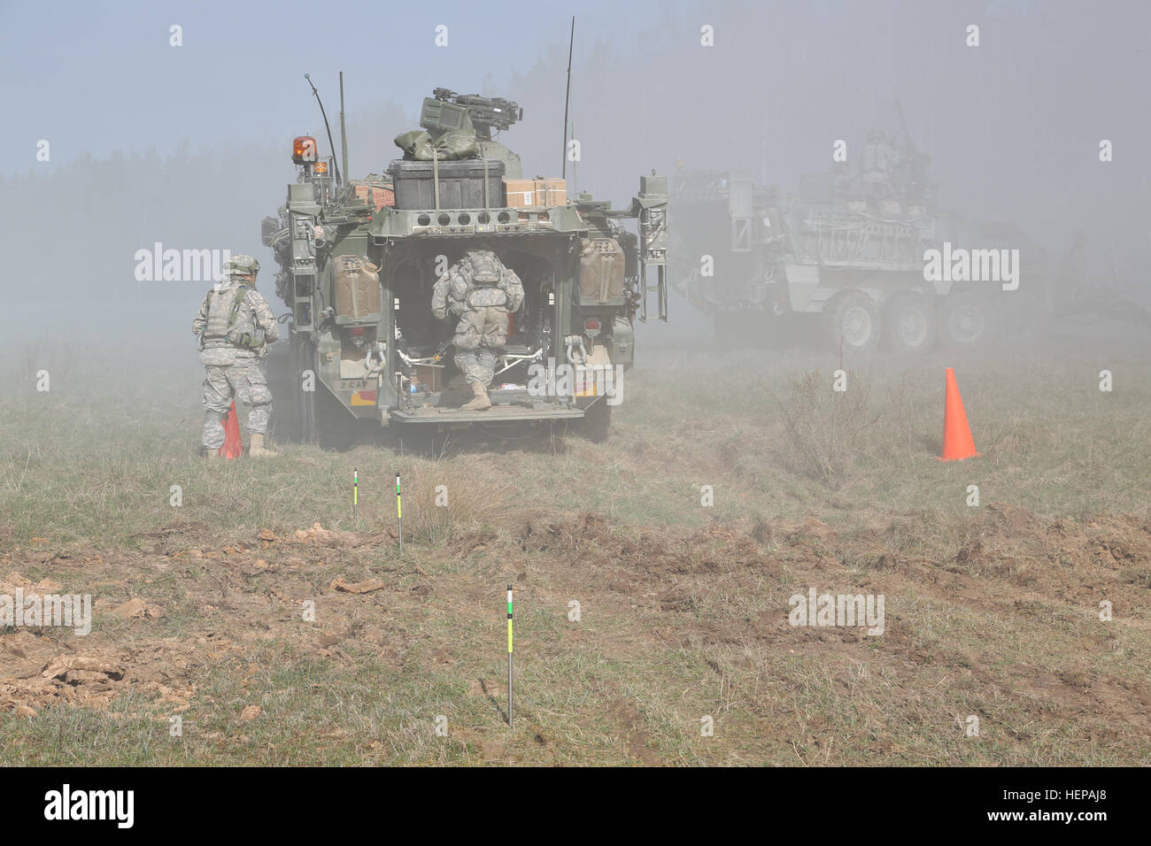 U.S. Soldiers of Alpha Troop, Regimental Engineer Squadron, 2nd Cavalry ...