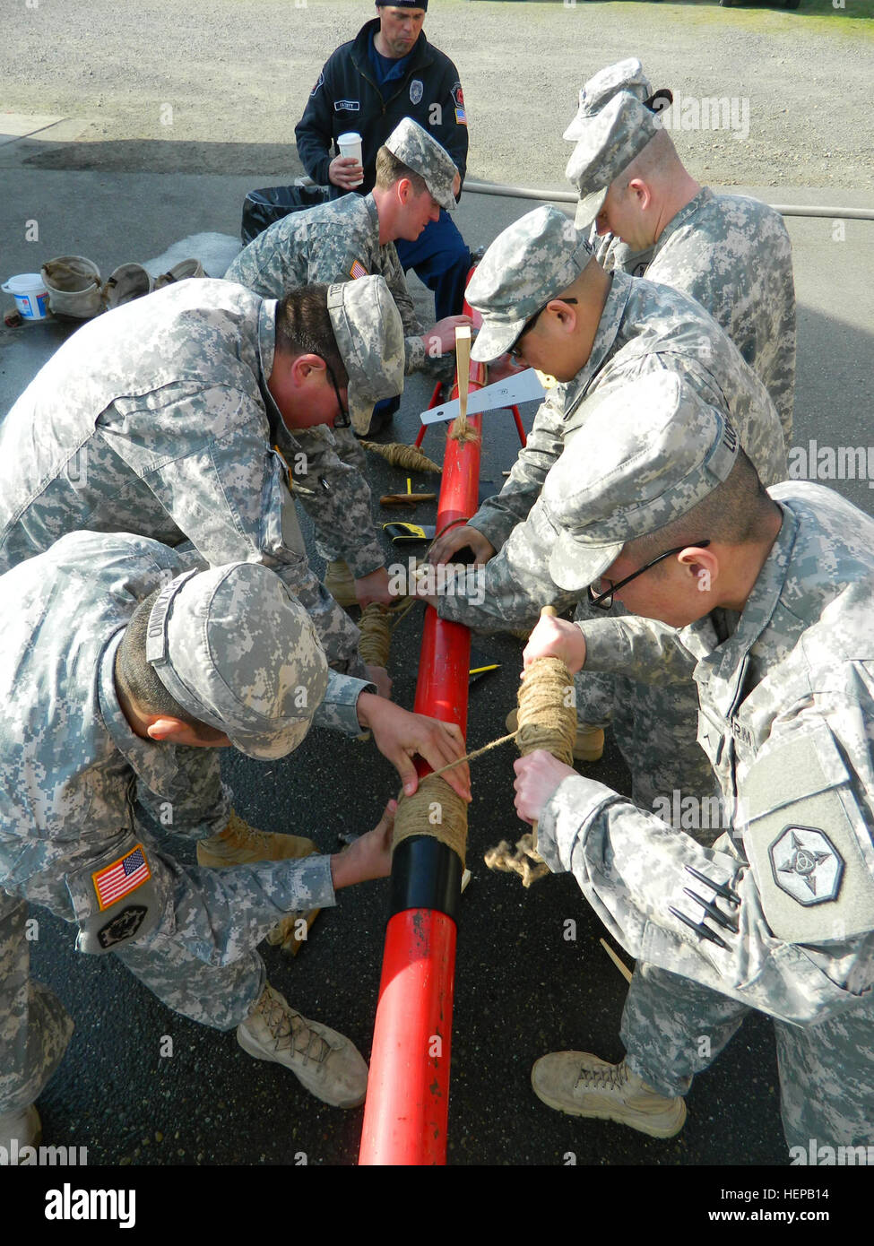 During the April Battle Training Assembly, the 709th Trans. Company ...