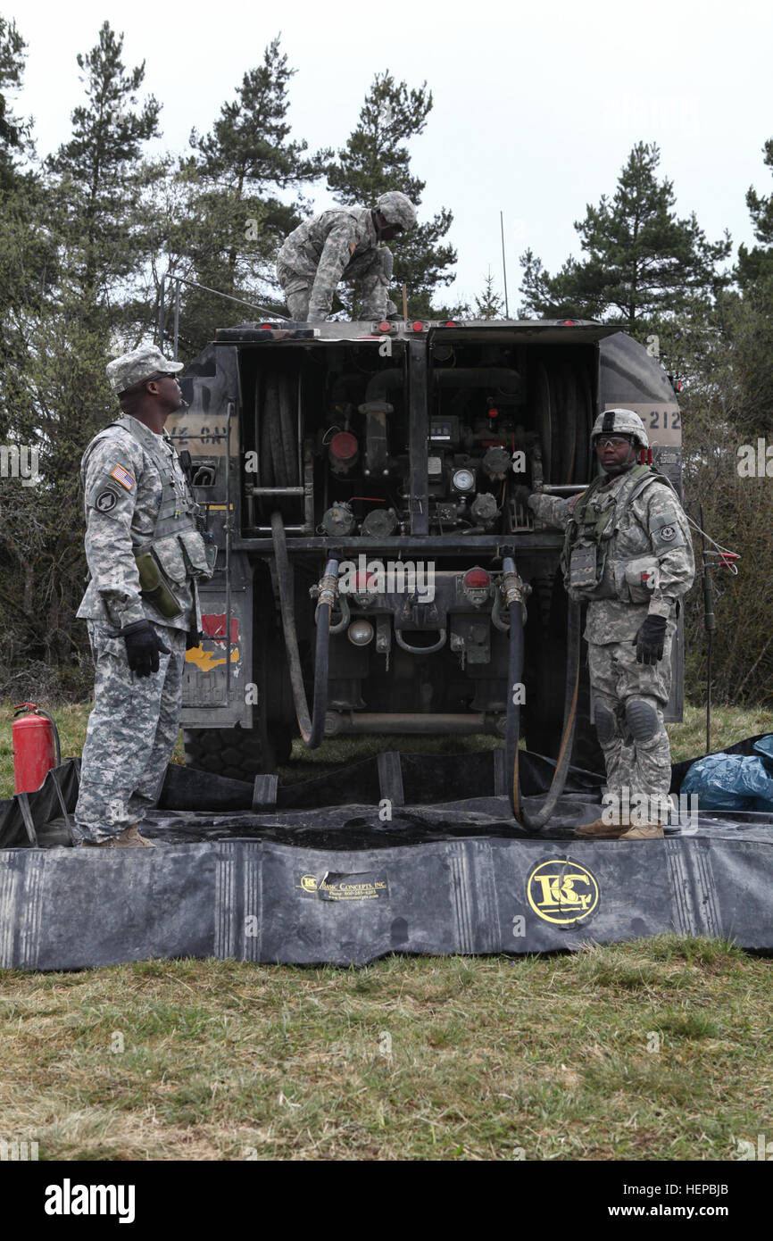 At the Joint Multinational Readiness Center in Hohenfels, Germany, on ...