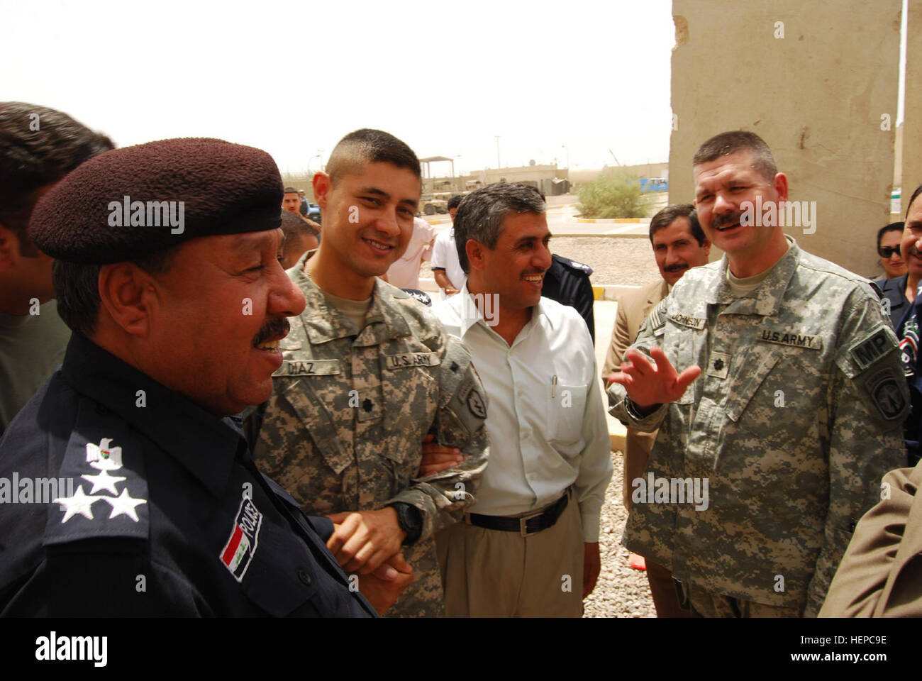 Lt. Col Mario Diaz (second from the left), a native of Sierra Madre