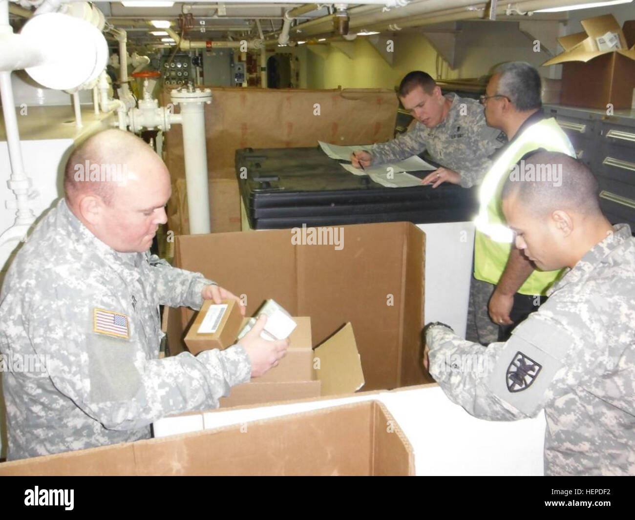 Soldiers from the 10th Transportation Battalion, 7th Sustainment ...