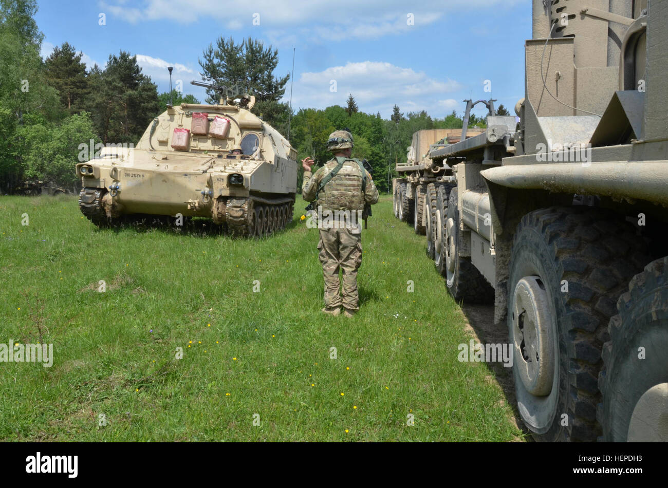 U.S. Army 1st Lt. John Vetter of Alpha Battery, 1st Battalion, 41st