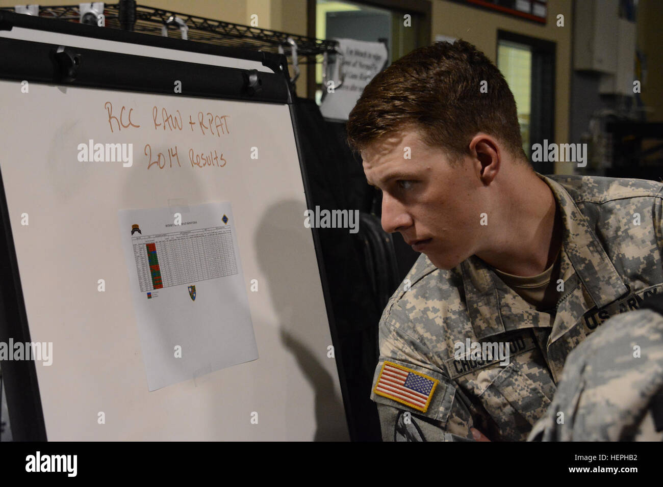 ROTC cadets receive a brief and demonstration at the 75th Ranger ...