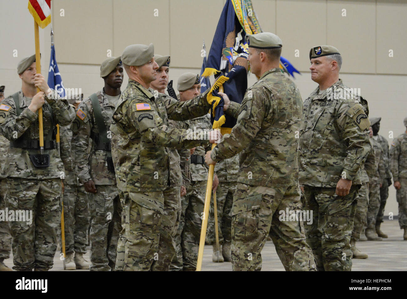 Lt. Col. John Lubas Assumes Command Of The Regimental Special Troops ...