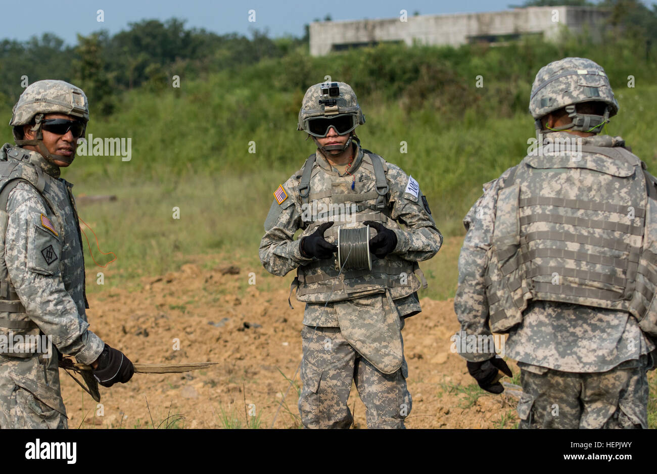 U.S. Army Reserve combat engineers from the 386th Engineer Company