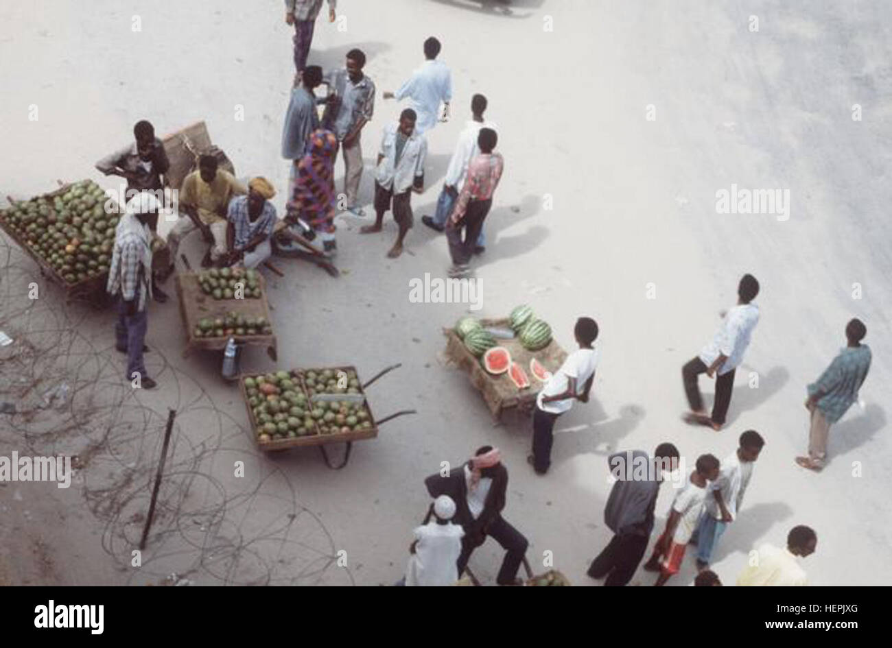 Somalia marketplace 1 DoD Stock Photo - Alamy