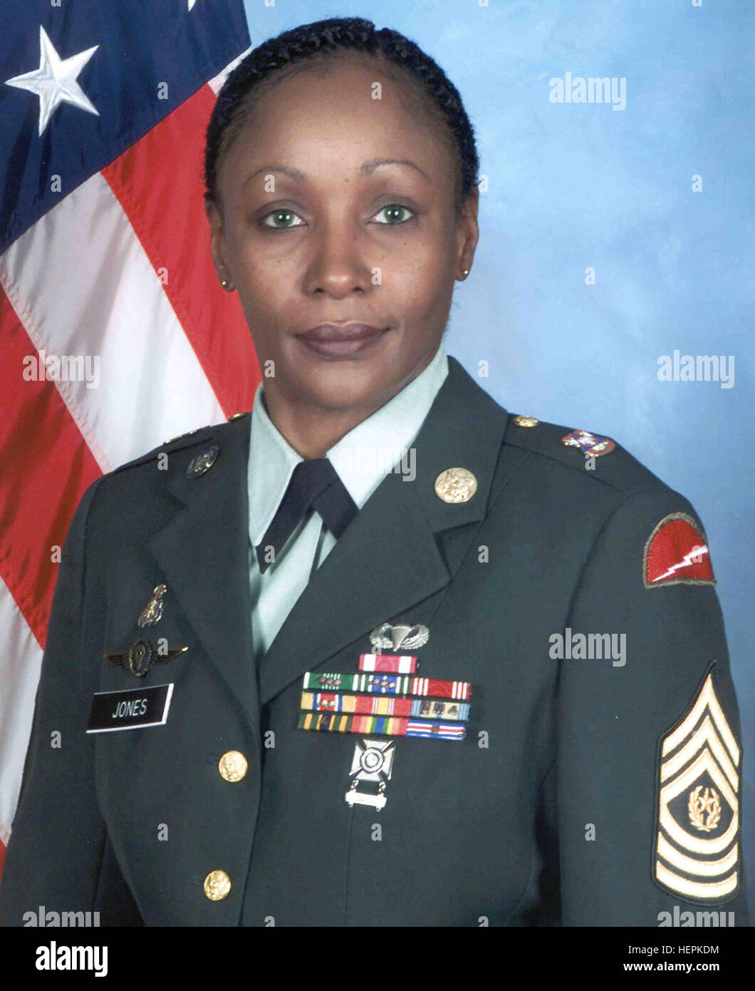 Command Sergeant Major Michelle S. Jones Stock Photo