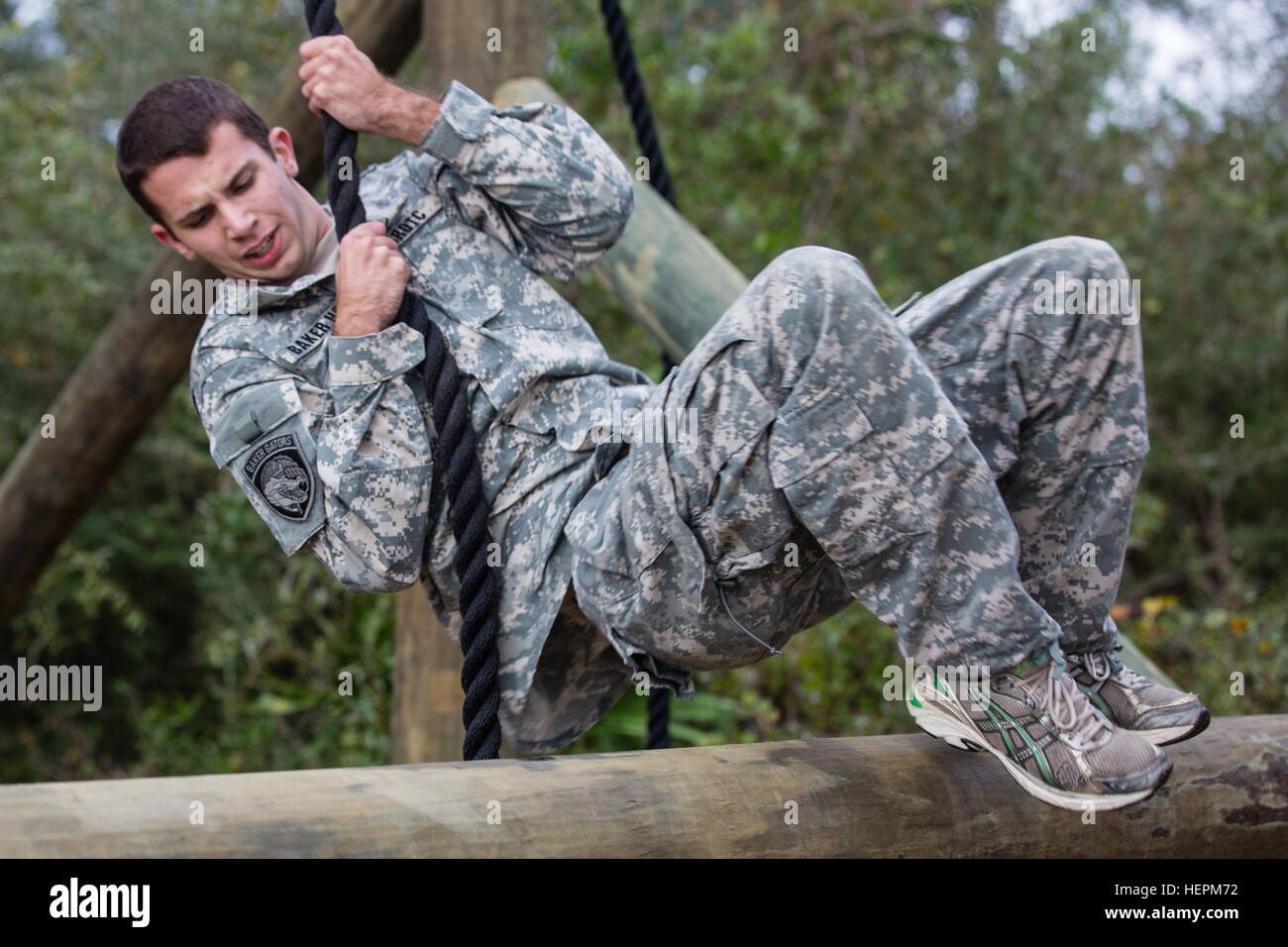 Jrotc Ropes Course An Army JROTC cadet navigates an obstacle course at the 7th Special ...