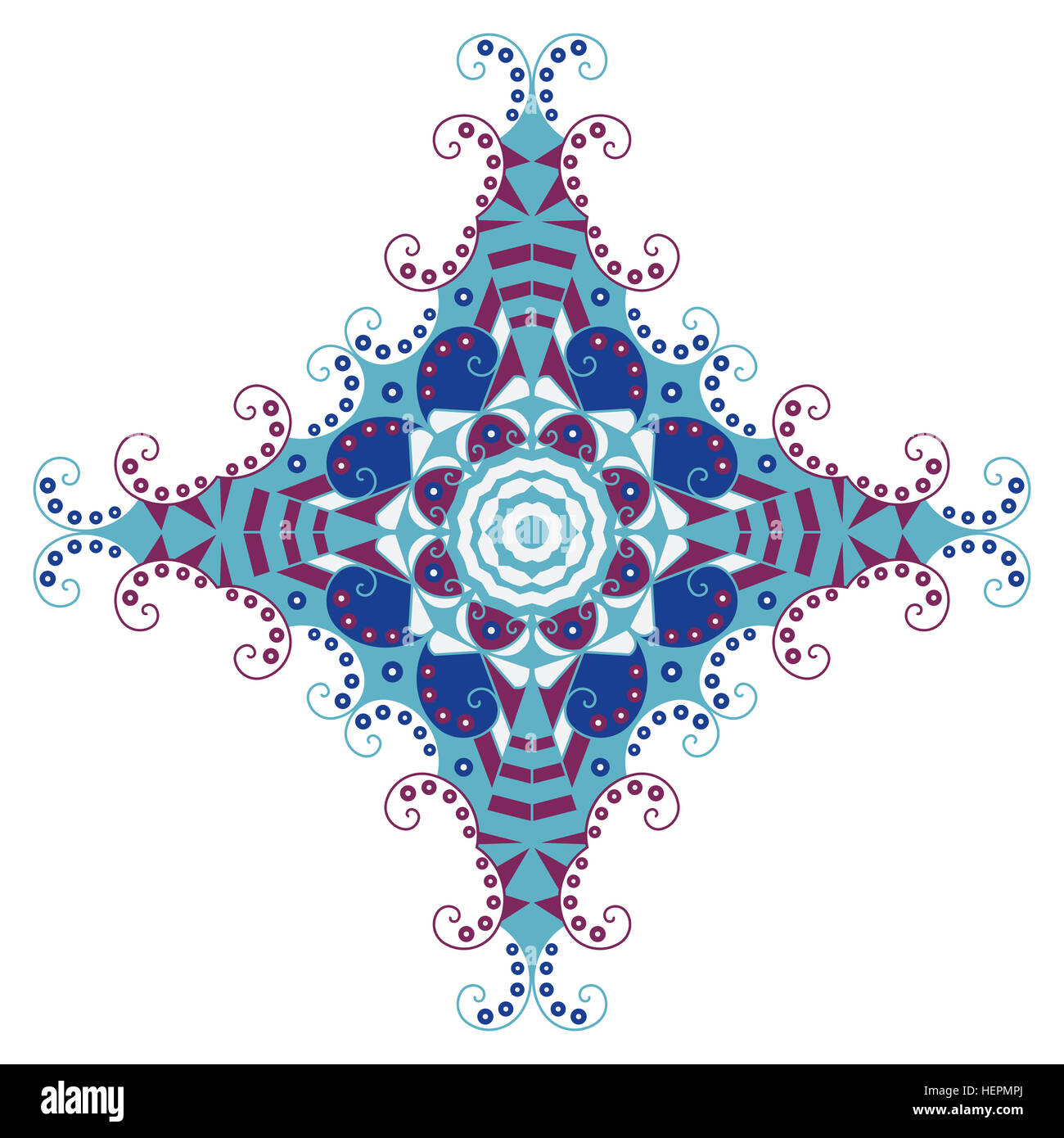 Ethnic pattern vector Cut Out Stock Images & Pictures - Alamy
