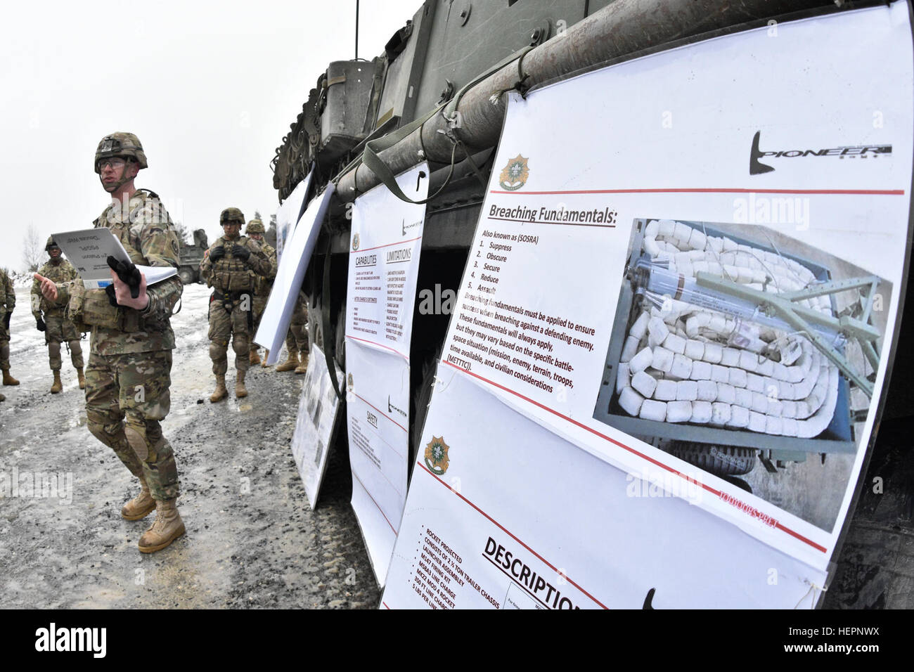 Sgt. 1st Class Roger Lewis, a platoon sergeant assigned to 2nd Platoon ...