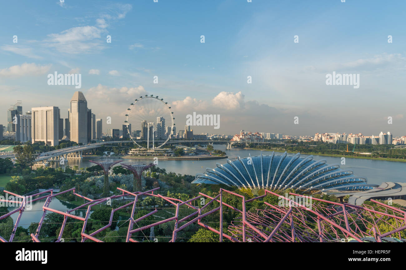 Singapore city skyline day hi-res stock photography and images - Alamy