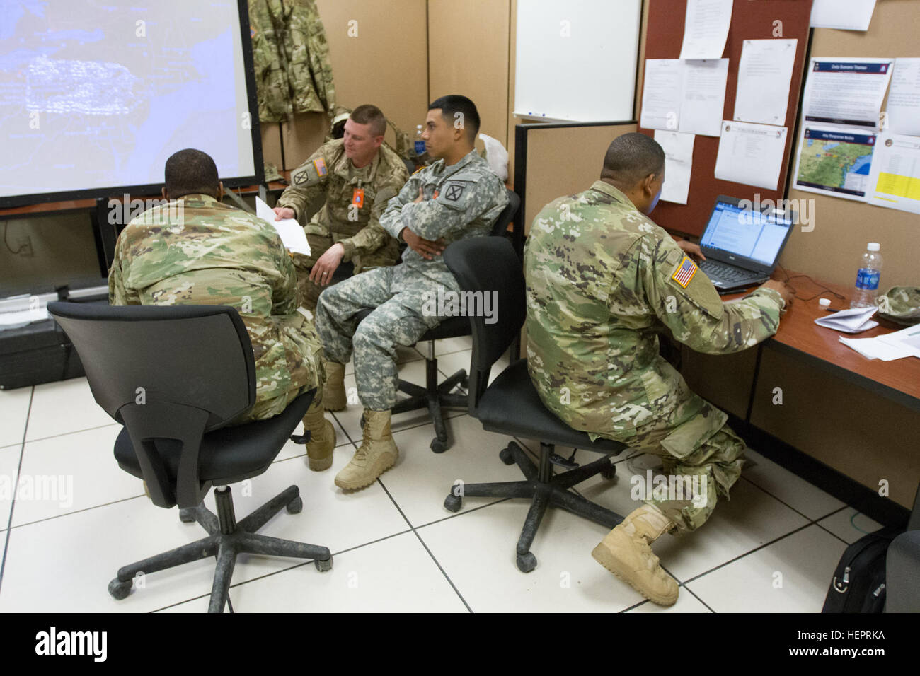 Soldiers from multiple installations assigned to the Logistics Task ...