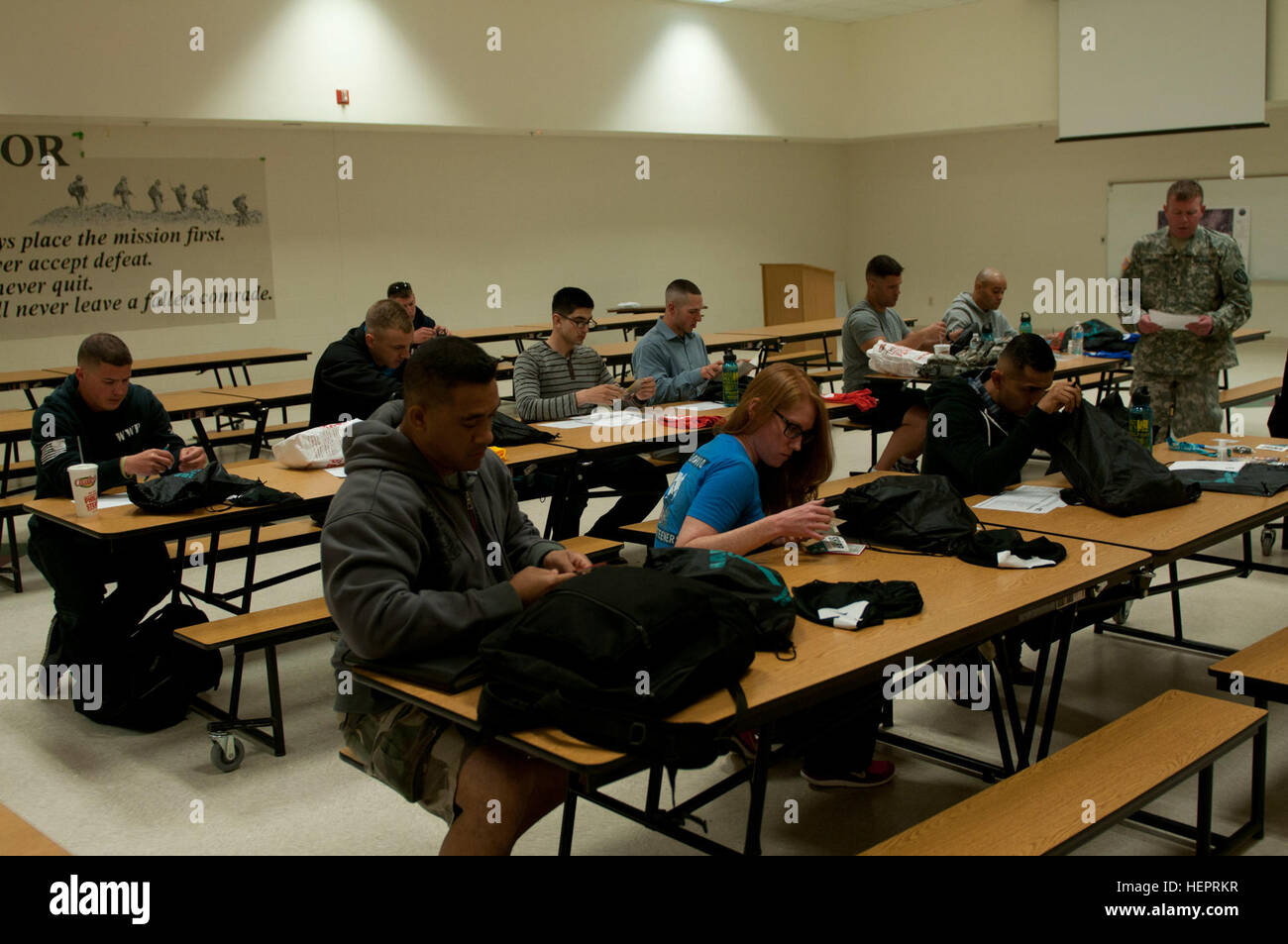 Army Reserve Inprocessing Soldiers complete in-processing for the 2016 U.S. Army Reserve Best ...