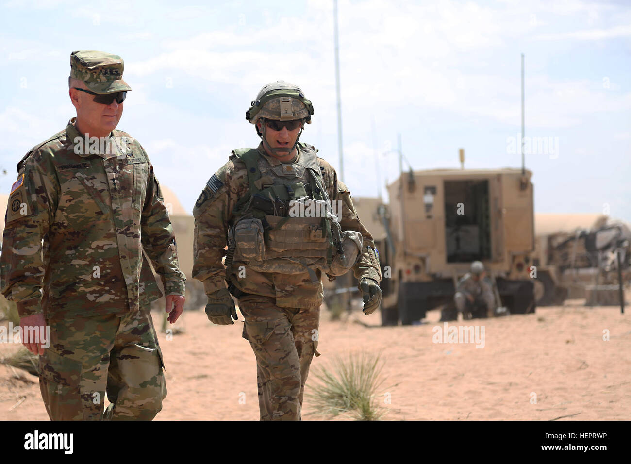 1st armored division commanding general hi-res stock photography and ...