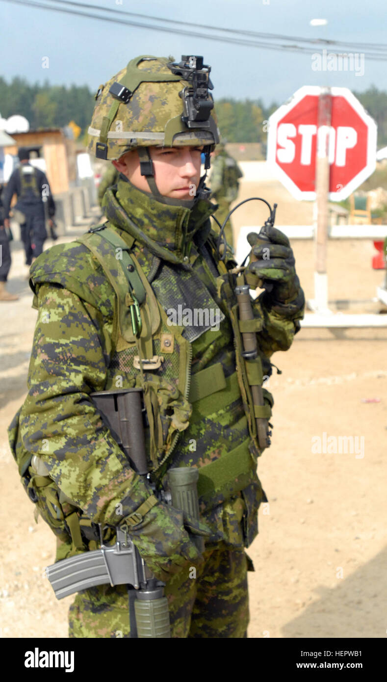 A Canadian Soldier with 4th platoon, Hotel Company, 2nd Battalion