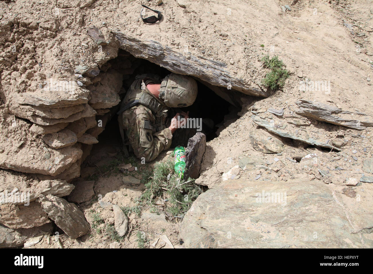 U.S. Army Spc. Mark Otte from Atlantic, Iowa, a cavalry scout with