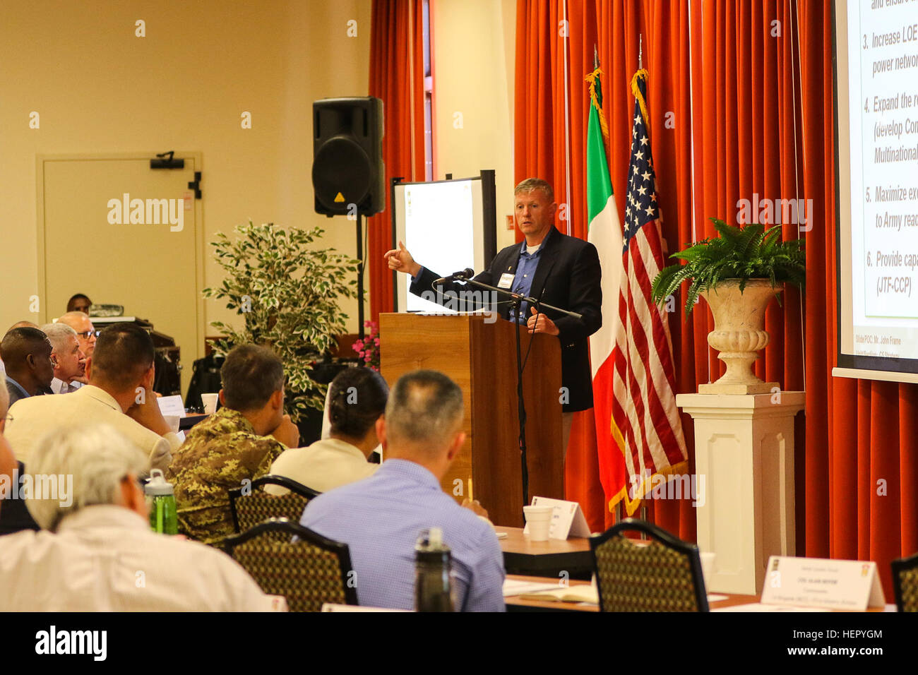 Maj. Gen. Joseph Harrington, U.S. Army Africa commanding general