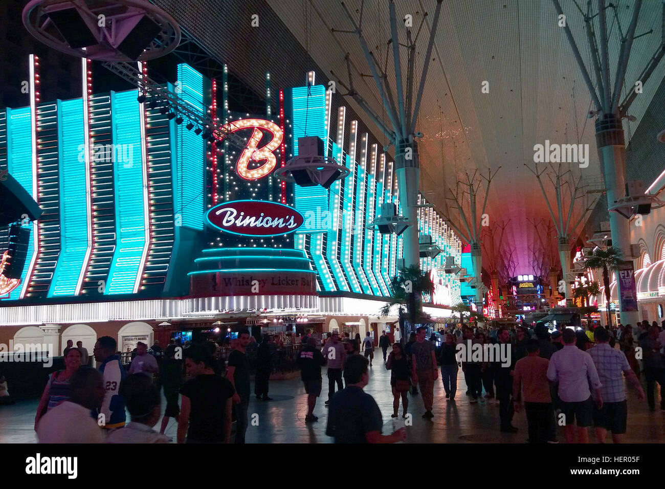 Binion's Casino, Fremont Street , Las Vegas Stock Photo Alamy