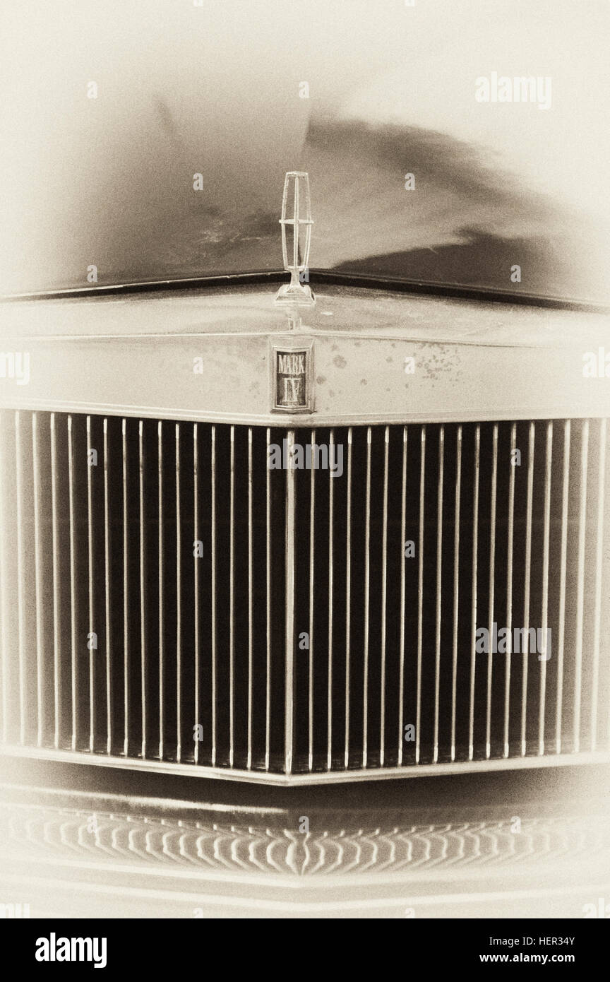 Photo Lincoln Continental 5, Year 1970-1979, radiator grille, Stock Photo