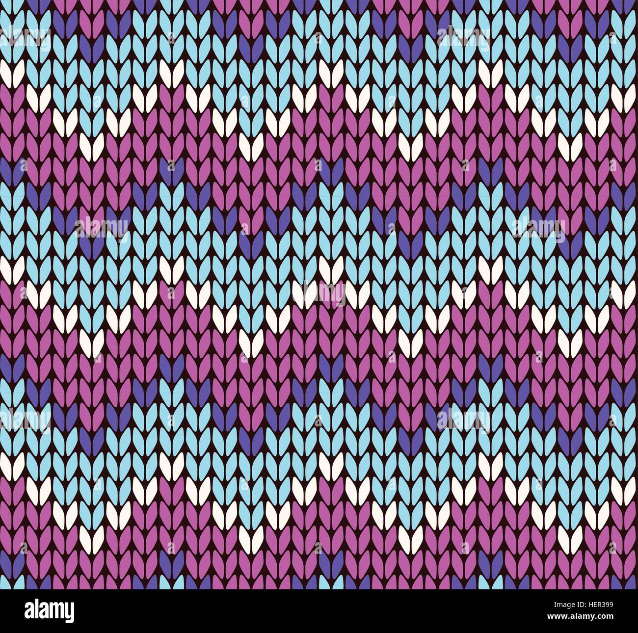 Seamless knitting zigzag pattern Stock Vector Image & Art - Alamy