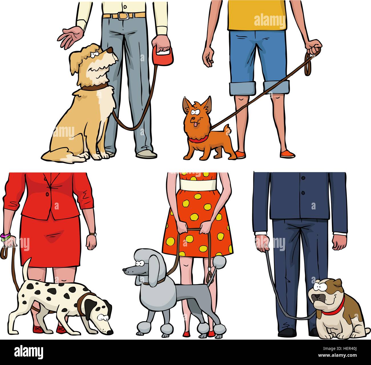 Five female animals Stock Vector Images - Alamy
