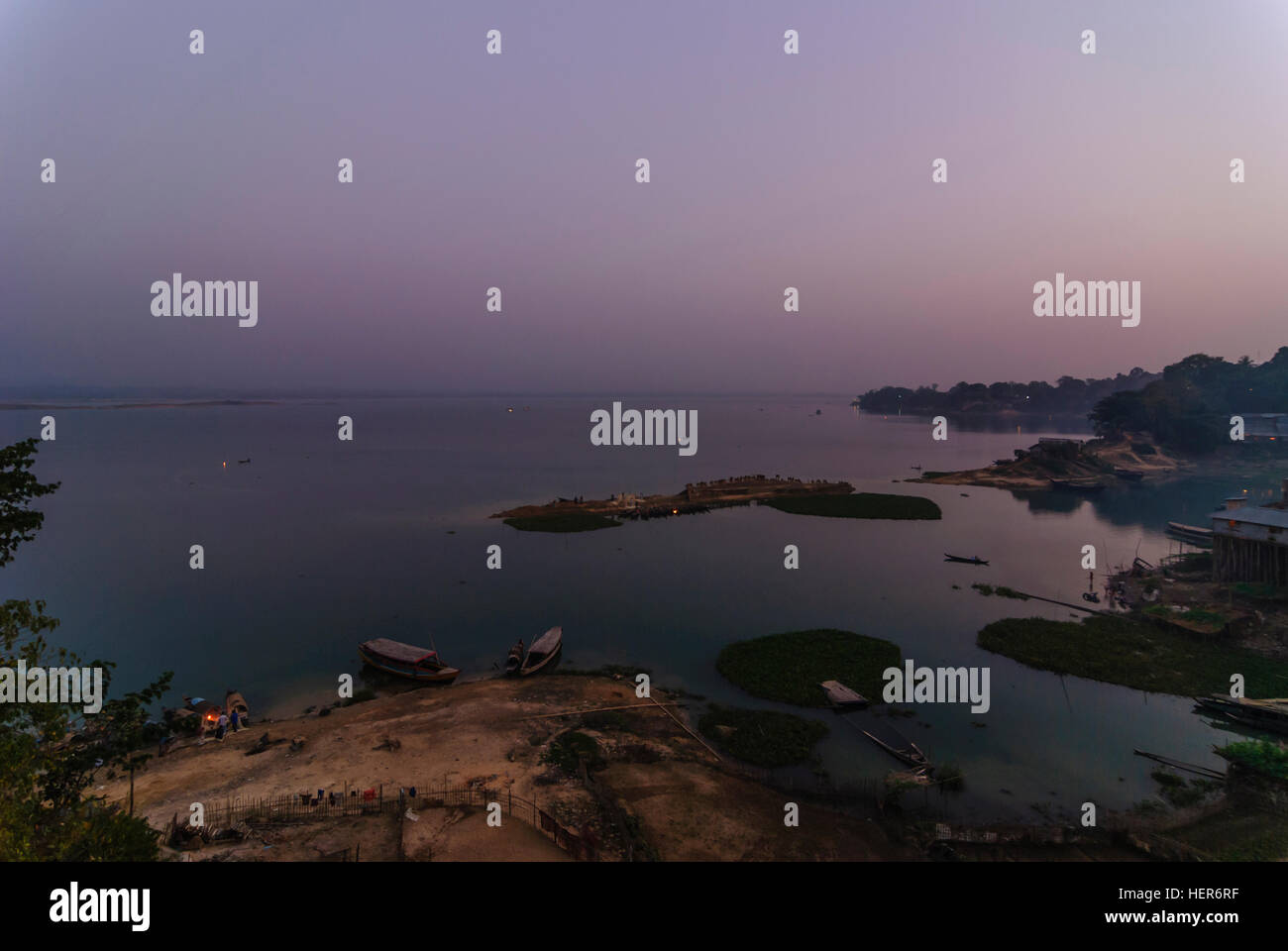 Rangamati: Kaptai Lake, Chittagong Division, Bangladesh Stock Photo