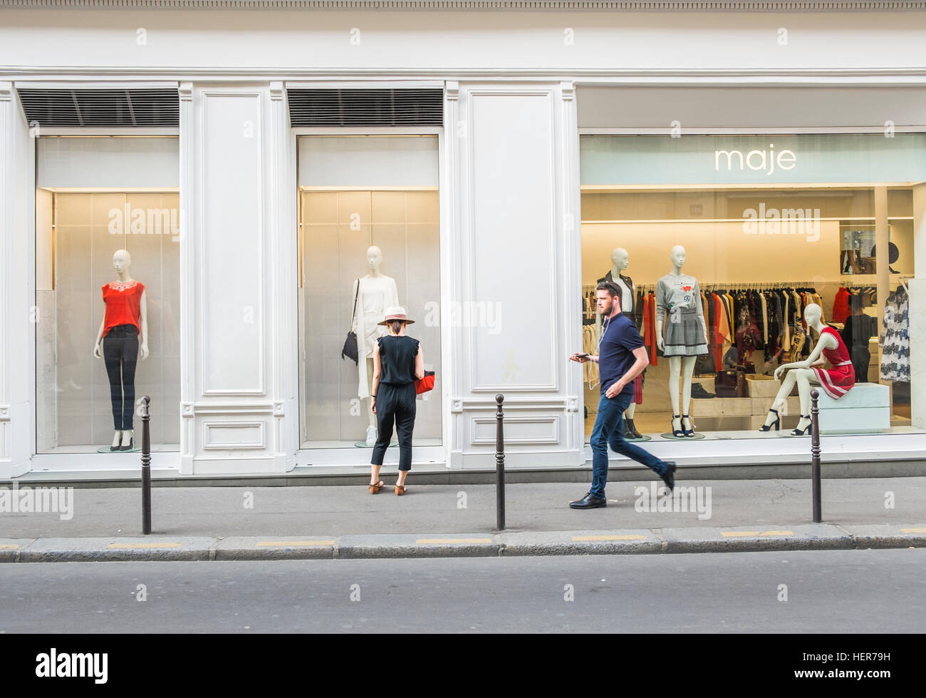 maje store marais district Stock Photo Alamy
