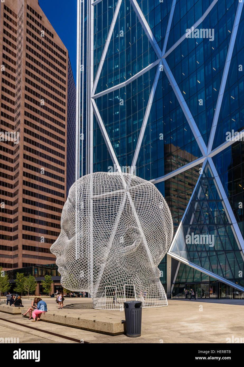 Canada, Alberta, Bow River Valley, Calgary, Downtown, Bow Tower
