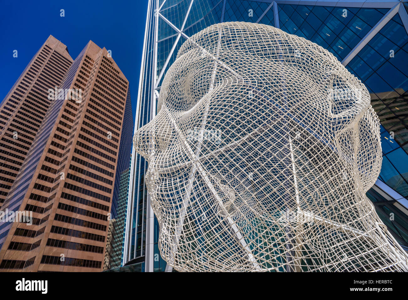 Canada, Alberta, Bow River Valley, Calgary, Downtown, Bow Tower