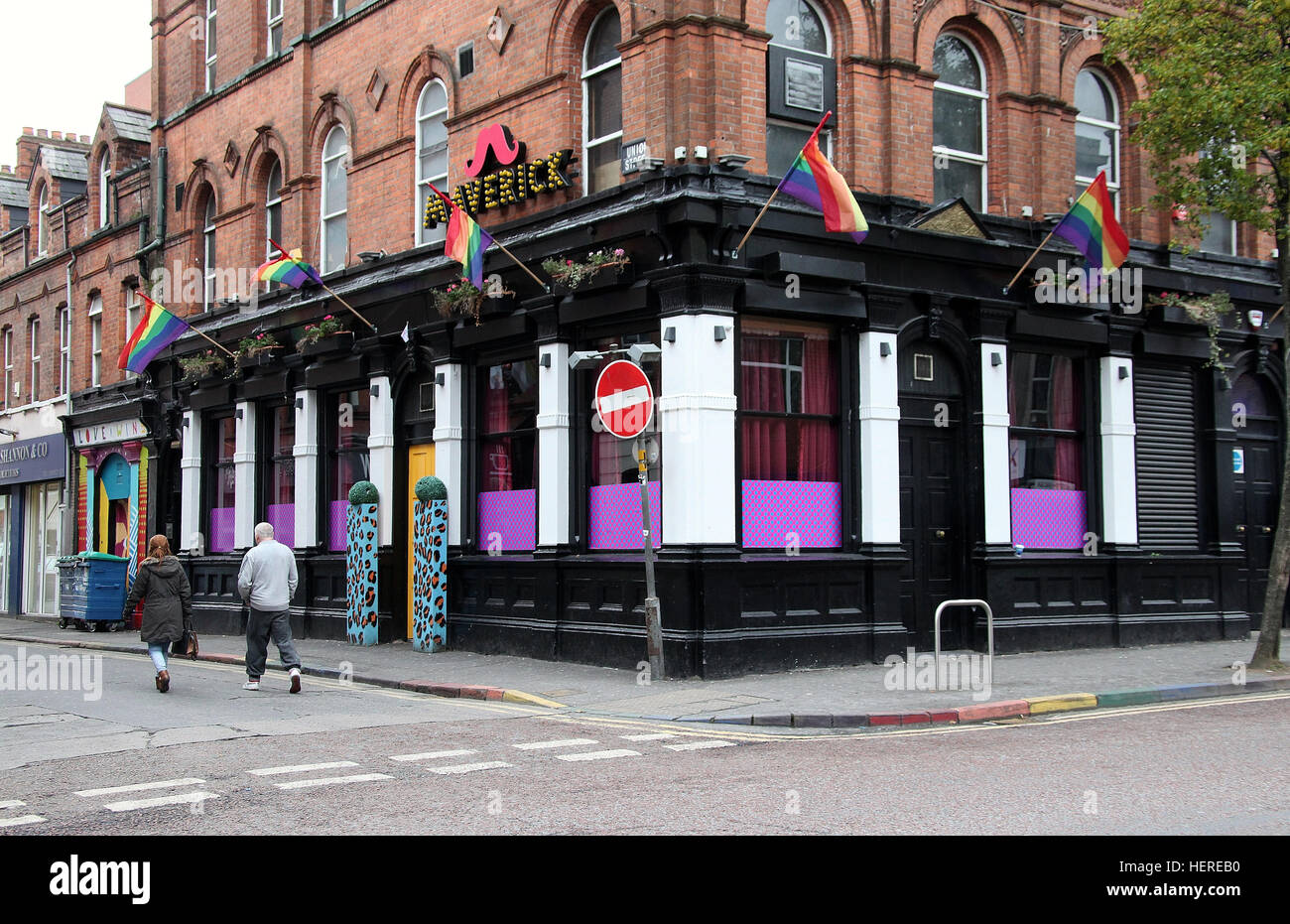 Maverick Bar in Belfast City Centre Stock Photo Alamy