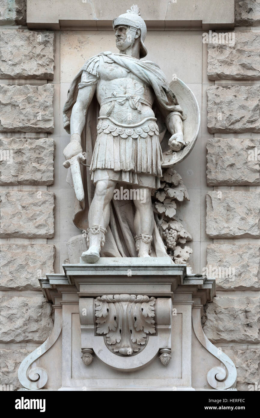 ancient roman warrior statue