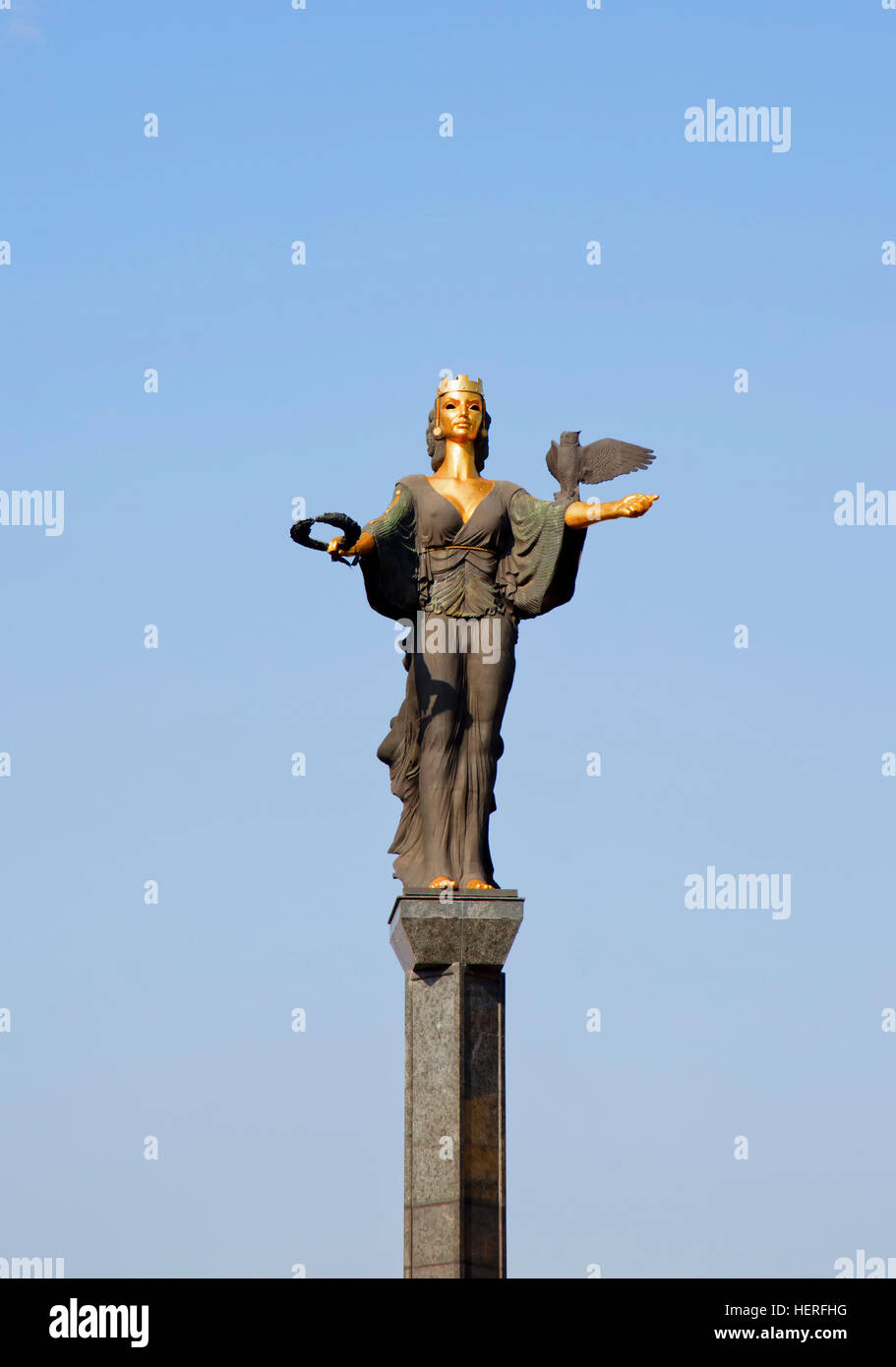 Statue of Saint Sofia, Sofia, Bulgaria Stock Photo