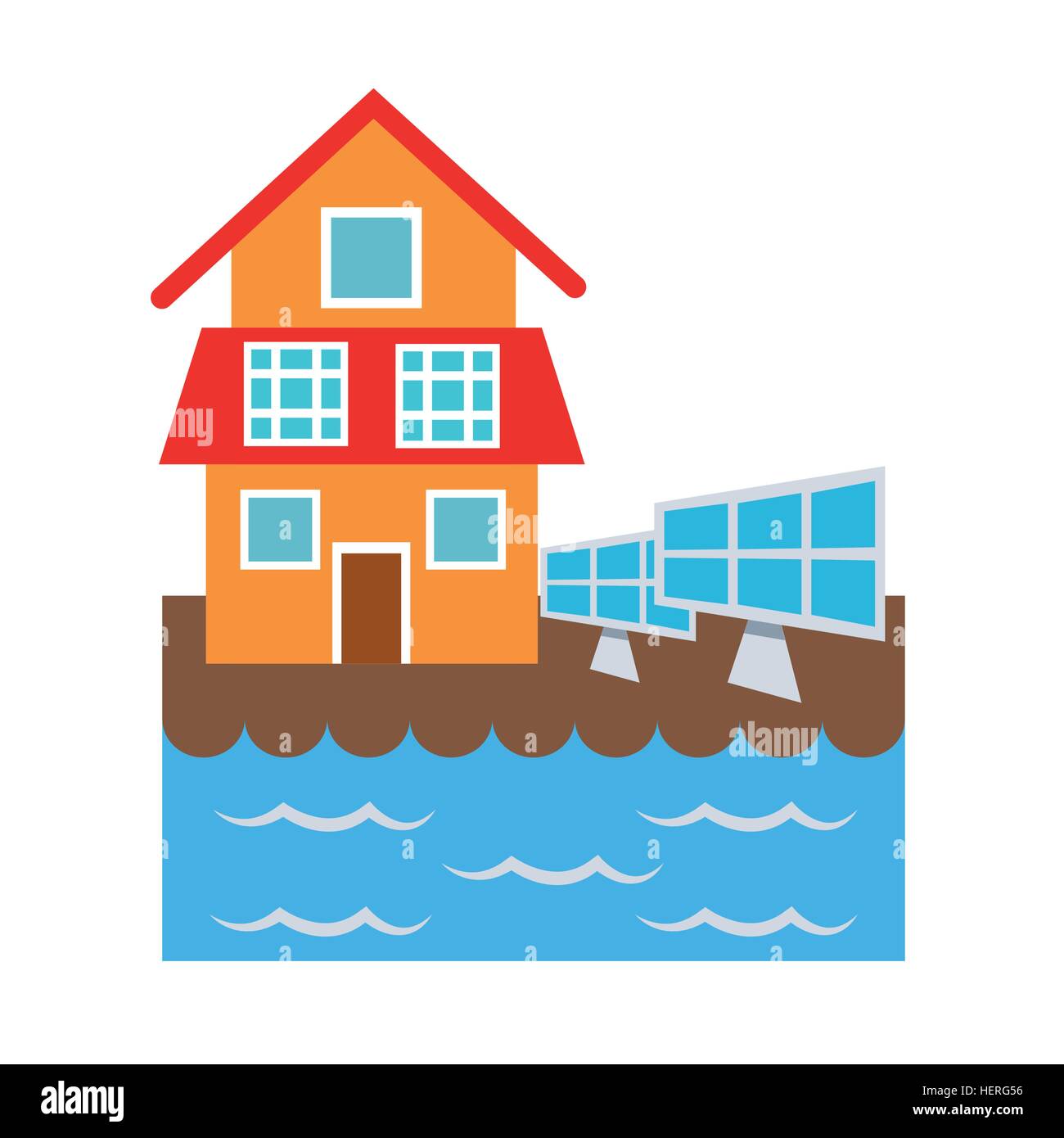 House and ecology concept design Stock Vector Image & Art - Alamy