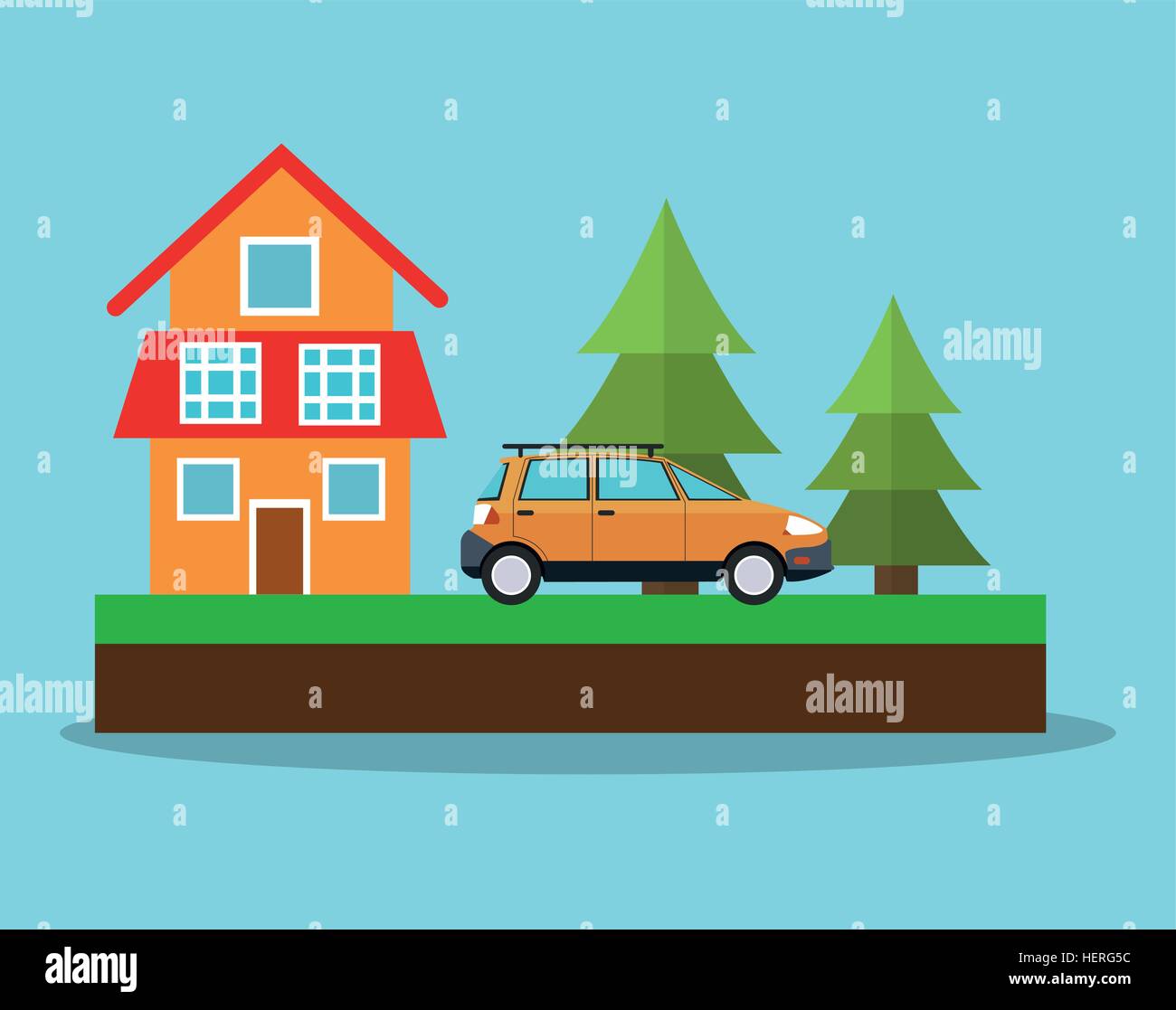 House and ecology concept design Stock Vector Image & Art - Alamy