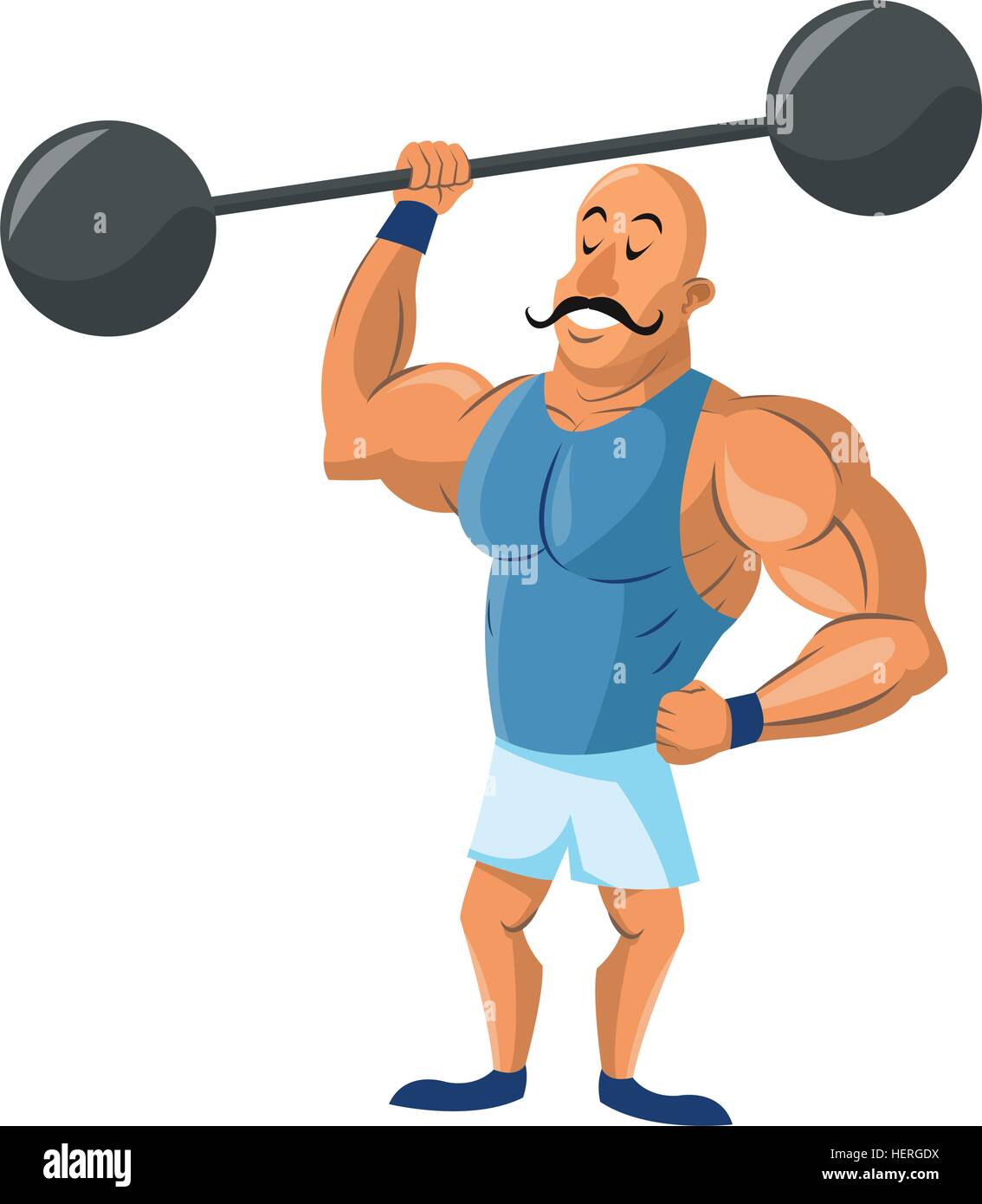 Isolated circus strength man design Stock Vector Image & Art - Alamy