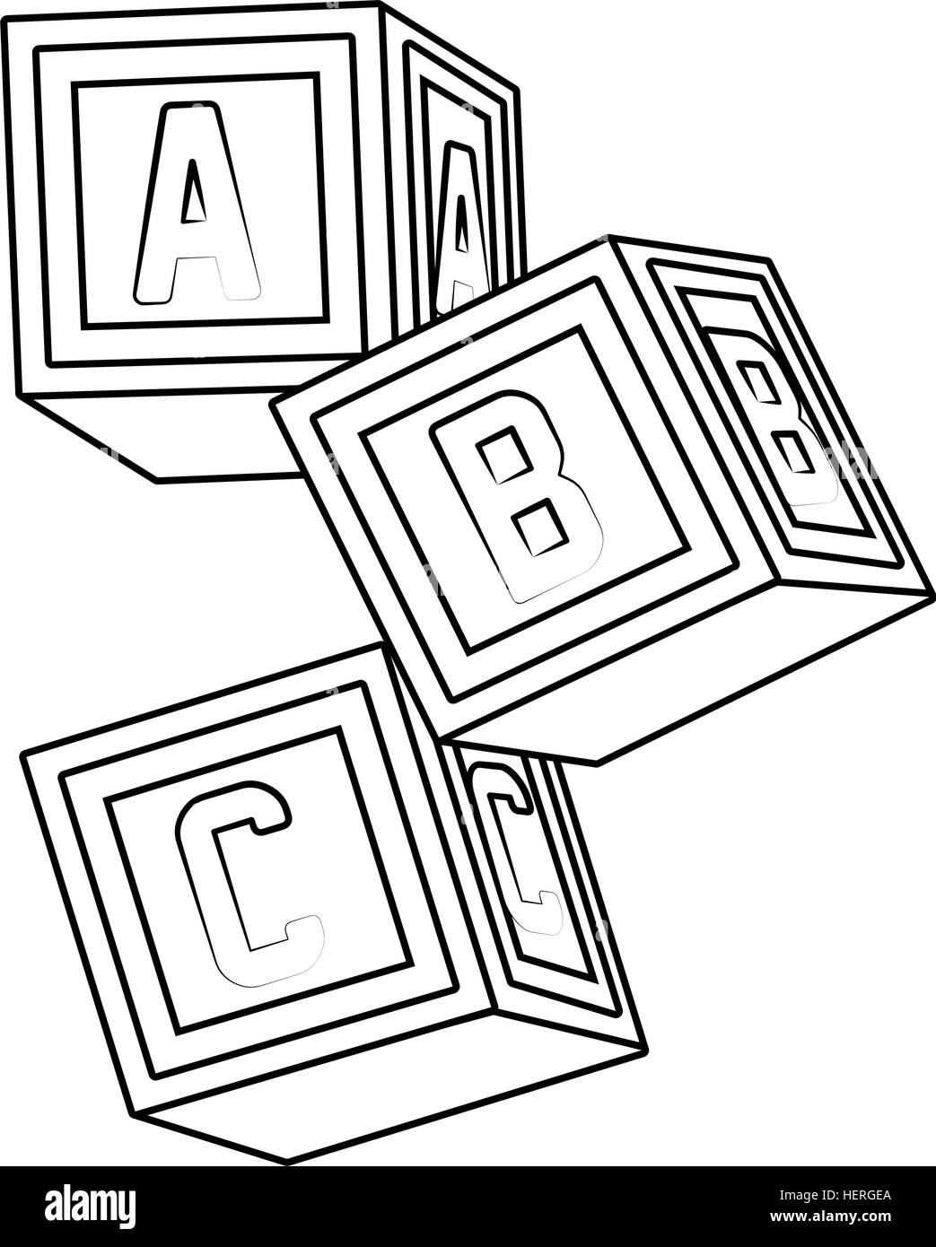 Little cubes Stock Vector Images - Alamy