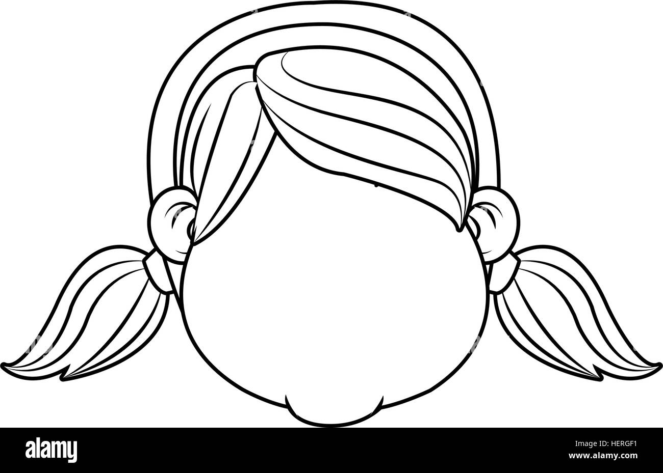 Picture of Isolated girl design Stock Vector Image & Art - Alamy