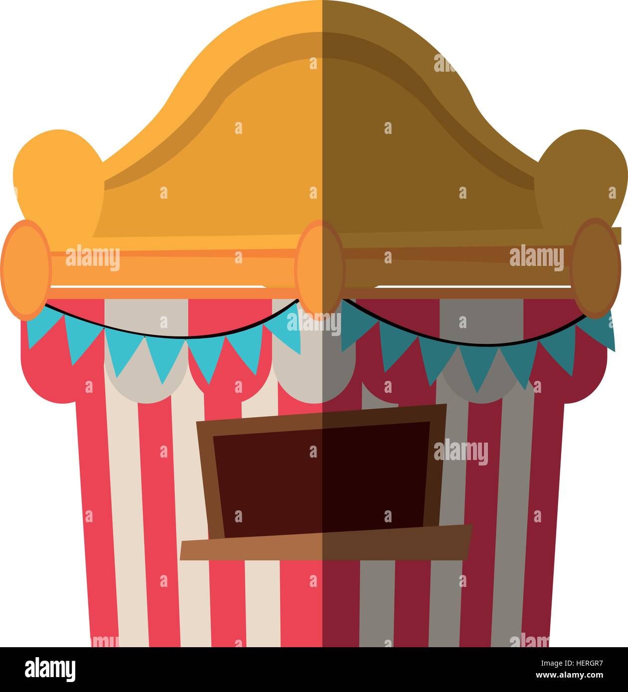 Isolated carnival tent design Stock Vector Image & Art - Alamy