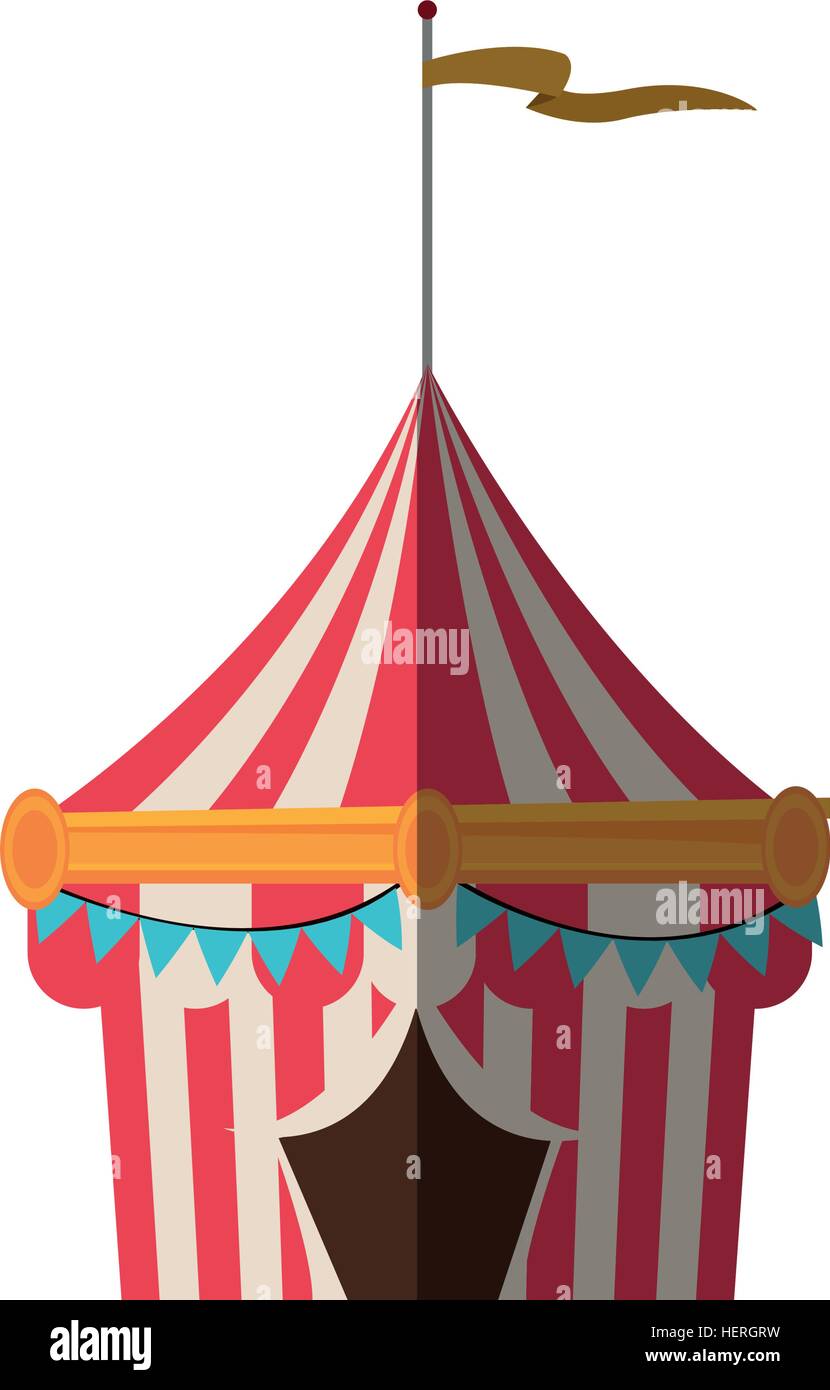 Isolated carnival tent design Stock Vector Image & Art - Alamy