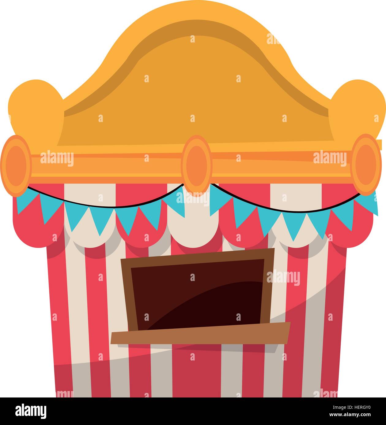 Isolated carnival tent design Stock Vector Image & Art - Alamy