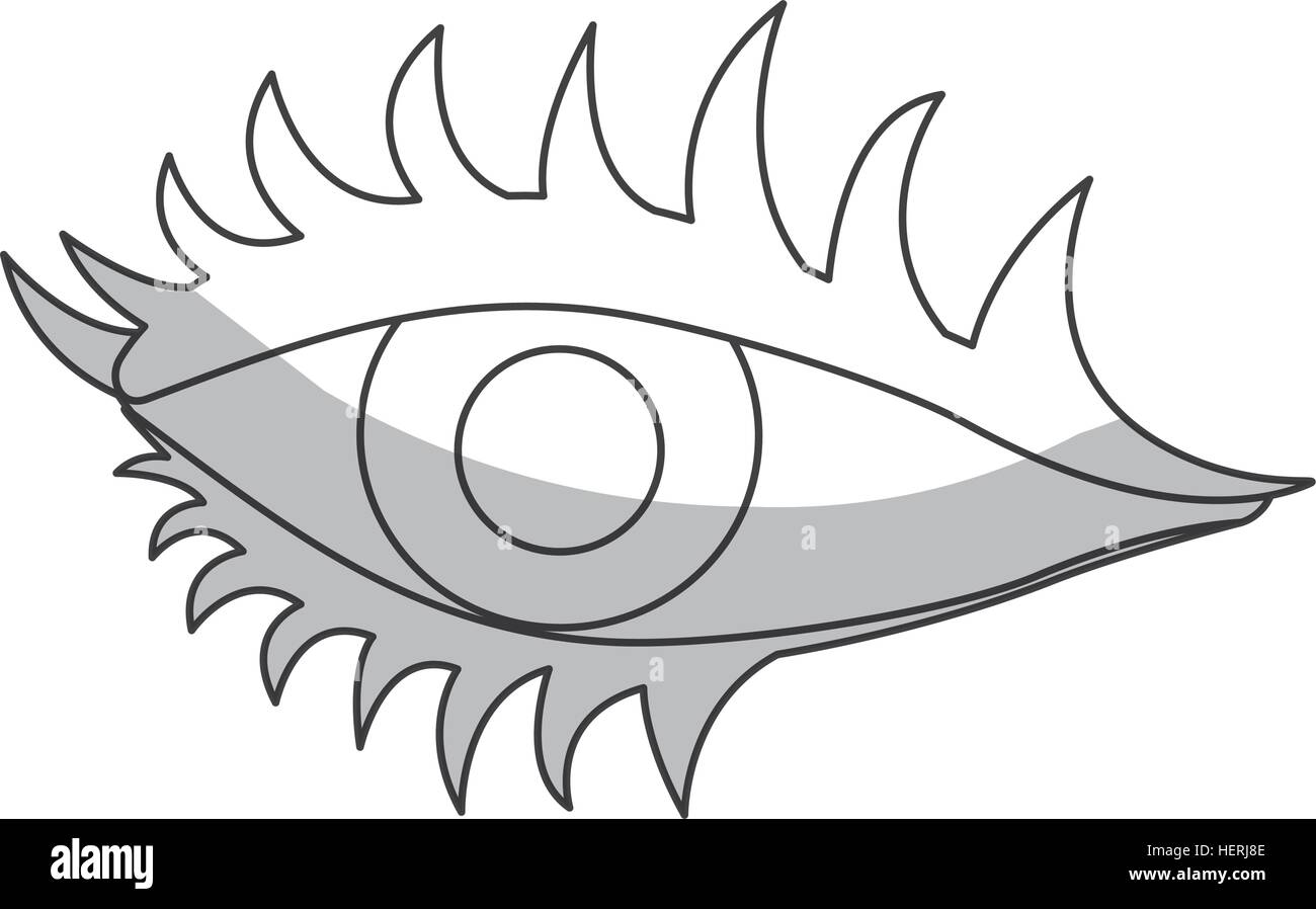 single eye icon image vector illustration design Stock Vector Image