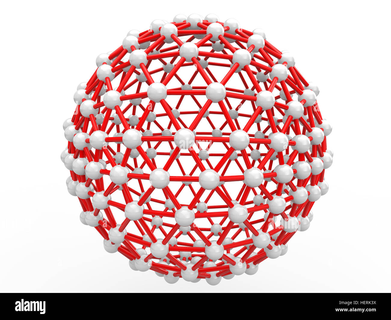 3d scientific geometric sphere structure Stock Photo - Alamy