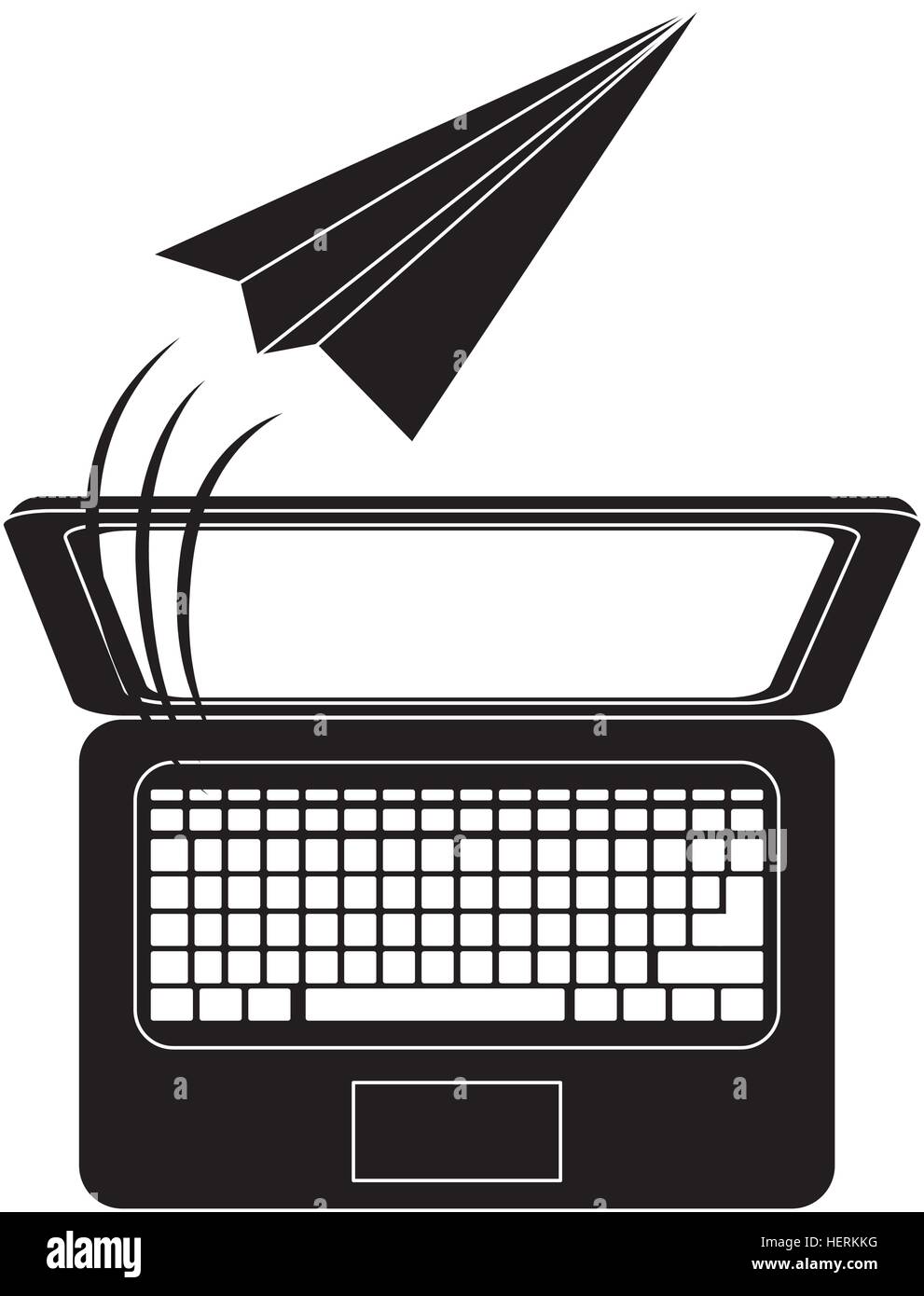 paper plane message icon image Stock Vector Image & Art - Alamy