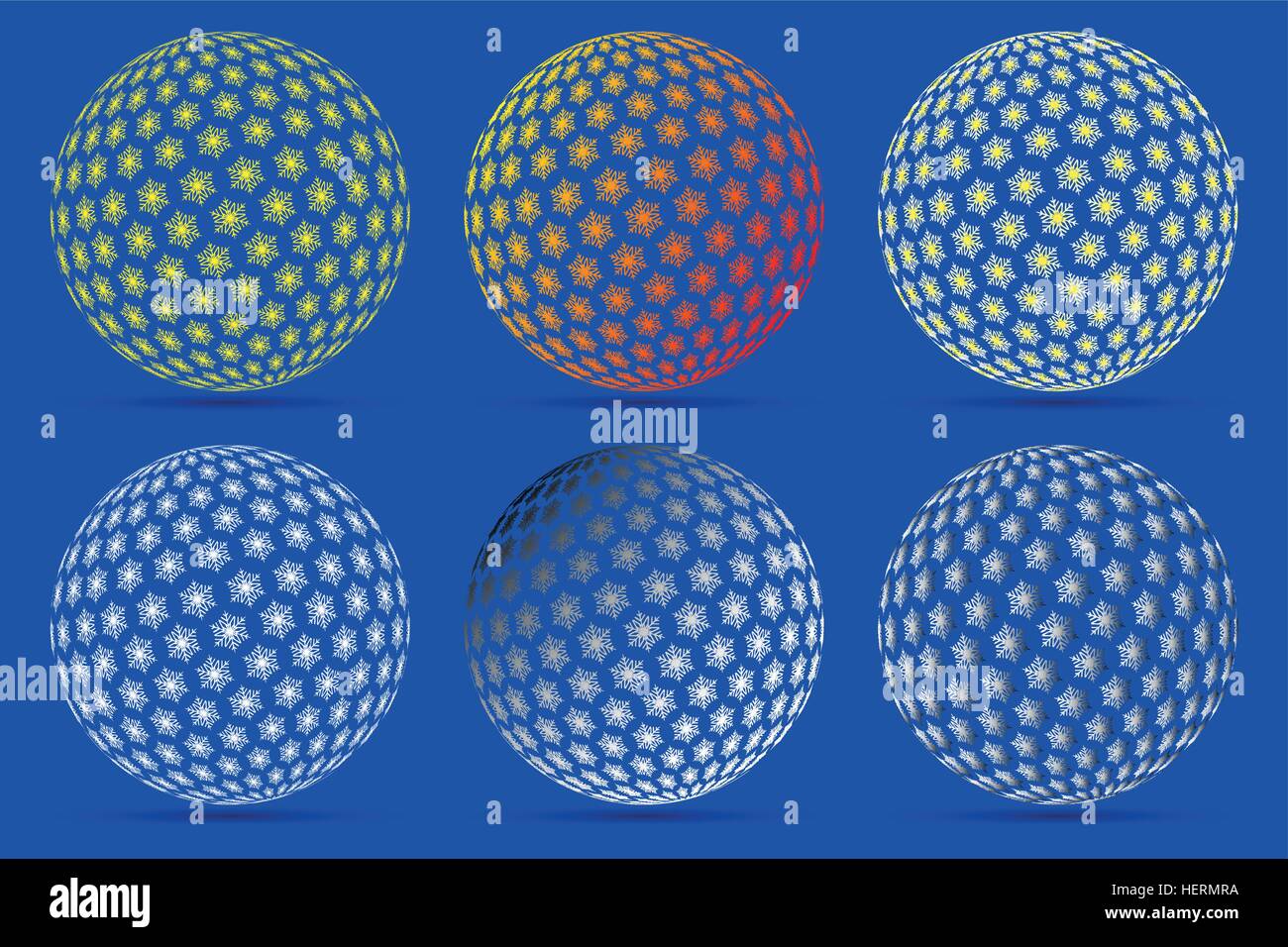 globe logo of snowflakes,planet snowflakes Stock Vector Image & Art - Alamy