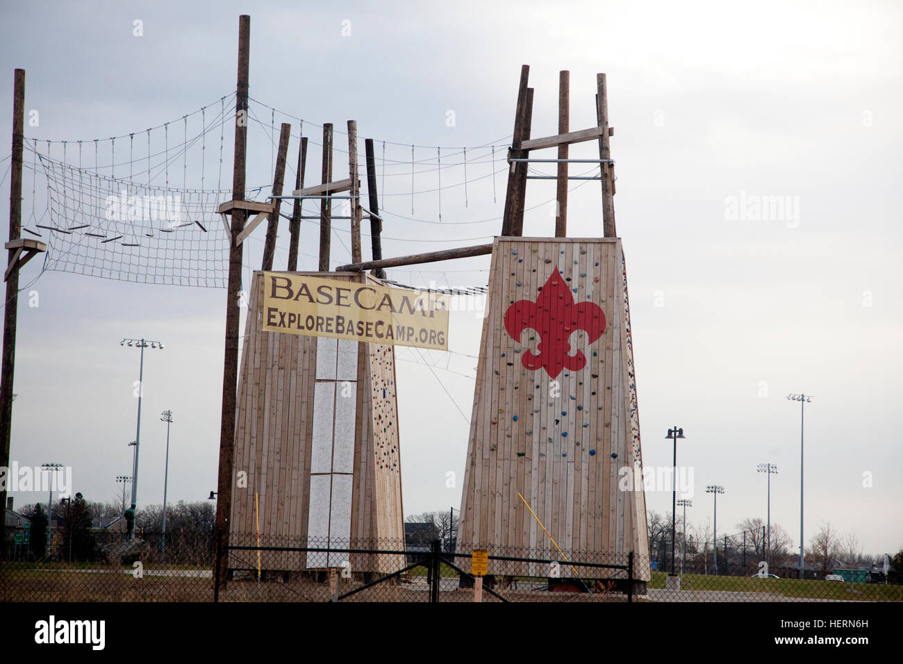 Rock climbing, rope courses, and team games! Owned and operated by