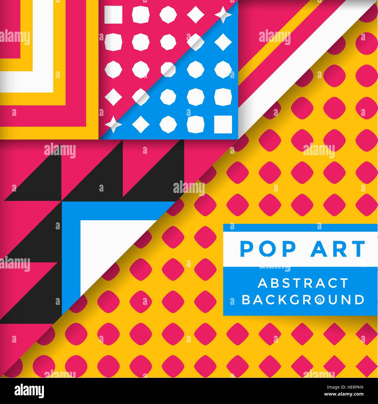 Poster pop art design 