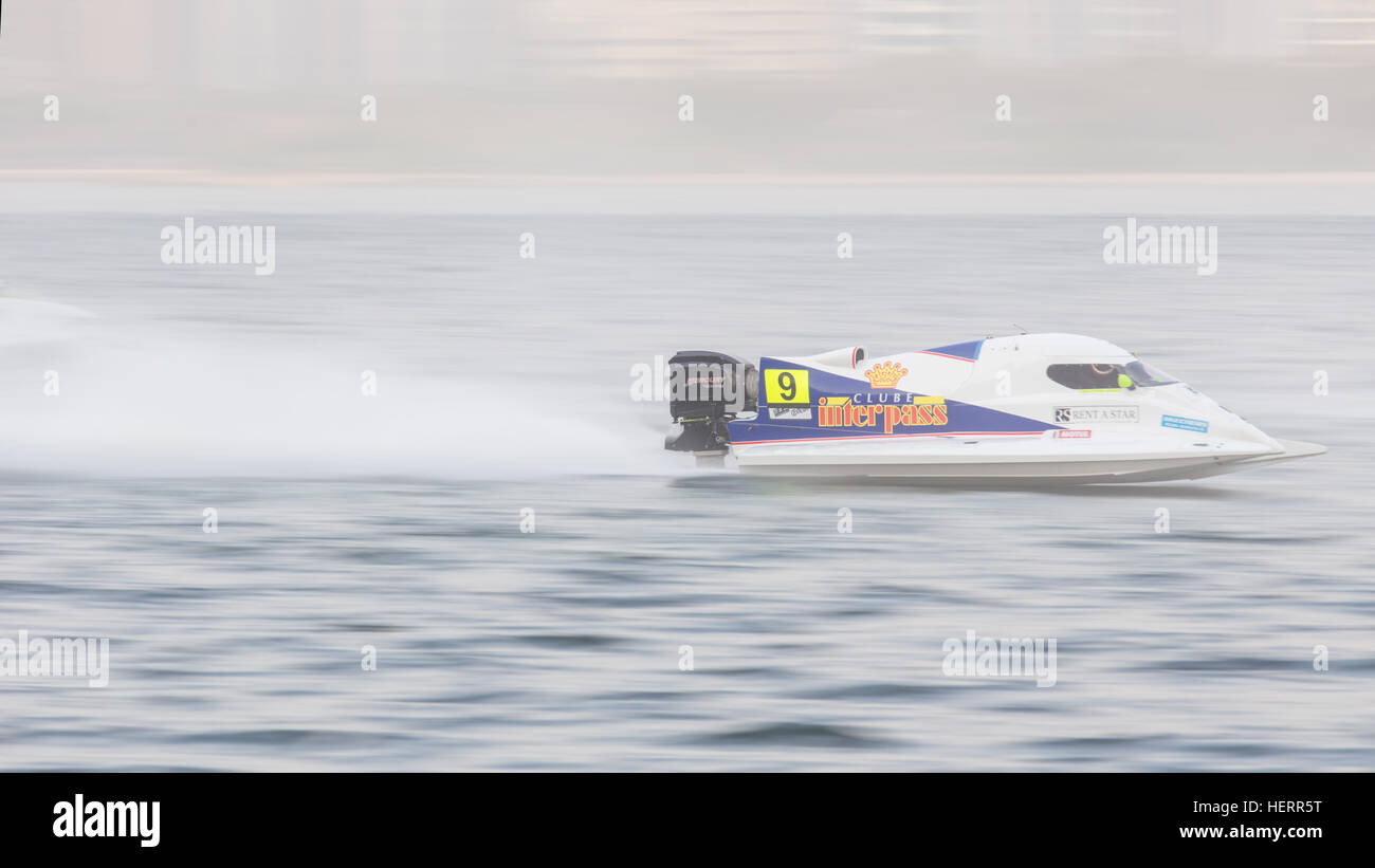 Christophe Larigot, team f1 atlantic, F1H2O Sharjah Grandprix, Sharjah, UAE Stock Photo