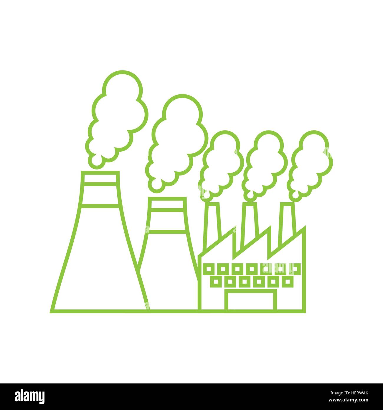factory building icon over white background. vector illustration Stock ...